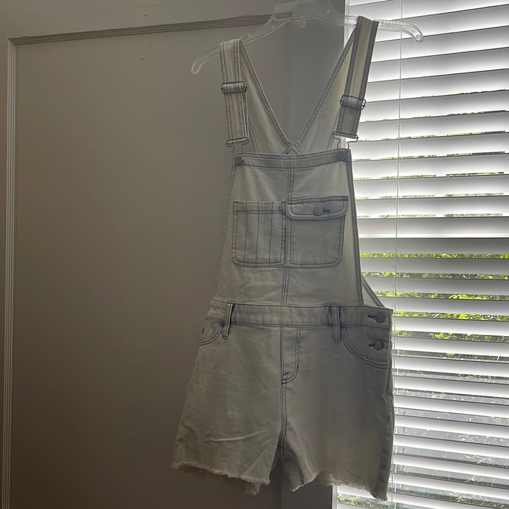 *BRAND NEW WITH TAGS*  MOSSIMO TARGET COLLECTION, DISTRESSED OVERALL SHORTS